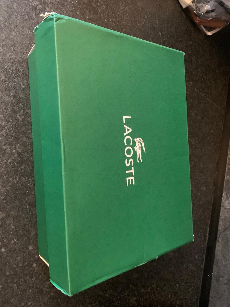 Lacoste trainers size 4 womens/juniors 